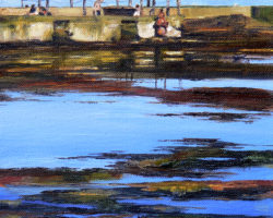 "Rockpools" 2013. Oil. 20x20cm. Private Collection