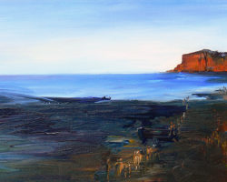 "Walkabout" 2012. Acrylic on canvas. 40x104cm. Private Collection